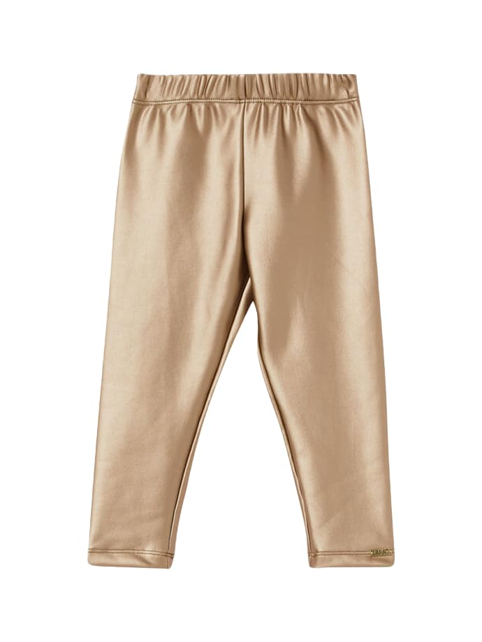 liu jo Pantalón de niña Art KF4064 J4828, Gold Cookie, 18 meses