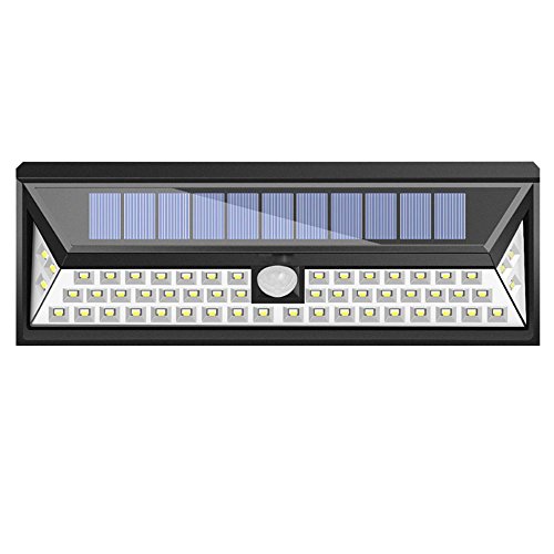 Preisvergleich Produktbild HONGOU Led Solarleuchte Außen Leuchte Retro Solar Wandleuchte mit Bewegungsmelder Schwarz Solarlampe Wasserfest Außenlampe für Patio Garten Türe Flur Wege Terrassen Landschaft Licht
