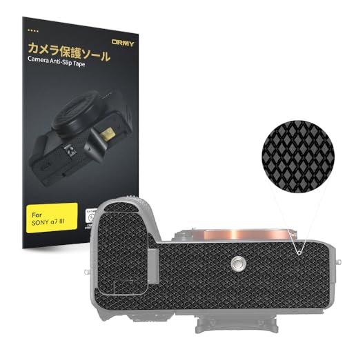 ORMY �J�����ی�\�[�� SONY ��7 III A7M3 �p ����h�~ �ꕔ�ی� �ی�e�[�v �Ռ��z�� �J�����{�̃{�g�� �ی�t�B���� �J�����X�L���V�[�� �Ռ��z�� �J�����u���P�b�g �O�r�}�E���g �Œ苭��