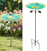 YeahBoom Vogeltränke Stehend,Vogeltränke Winterfest,Vogelbad für Draußen Garten,Wassertränke Für Vögel,Vogelbad Garten Stehend,Für Wildvögel Vogeltränke Frostsicher Garten Vogeltränke