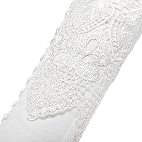 Image of ANUFER Women Fashion Canvas Dance Boots Knee High Bicycling Boots Girls Fancy School Shoes