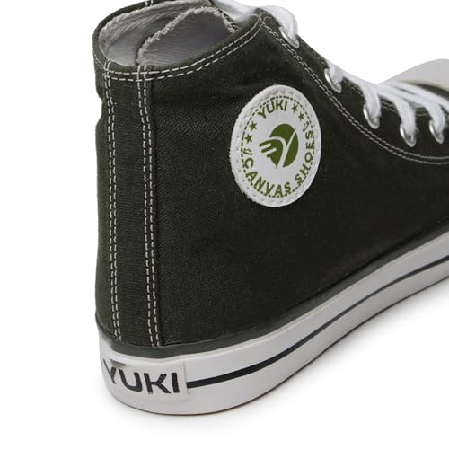 Image of YUKI Unisex Canvas Comfortable & Lightweight Sneaker for Men's and Women's | High Top Canvas Sneakers