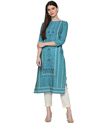 Image of Vaamsi Women's Crepe Regular Kurta