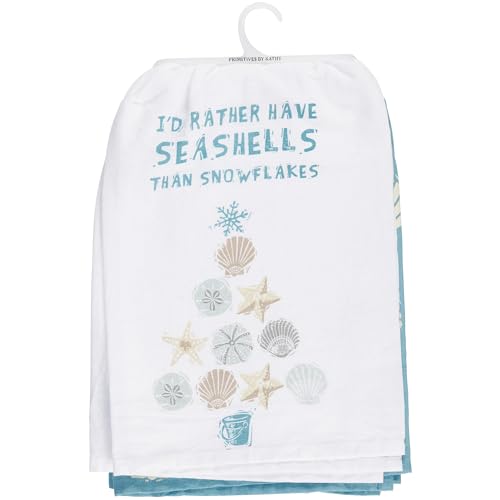 Primitives-by-Kathy-Seashells-Kitchen-Towel-Set Primitives by Kathy Seashells Kitchen Towel Set