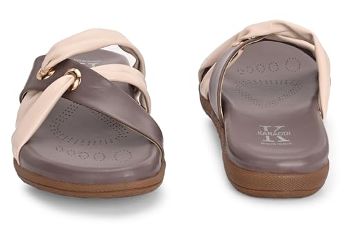 Image of Karaddi Doctor Sandals for Woman | Flats Women Stylish | Womens Sandals Flats | Slippers Orthopedic Footwear for Women Stylish Flat Sandal | Flat Fashion Sandal
