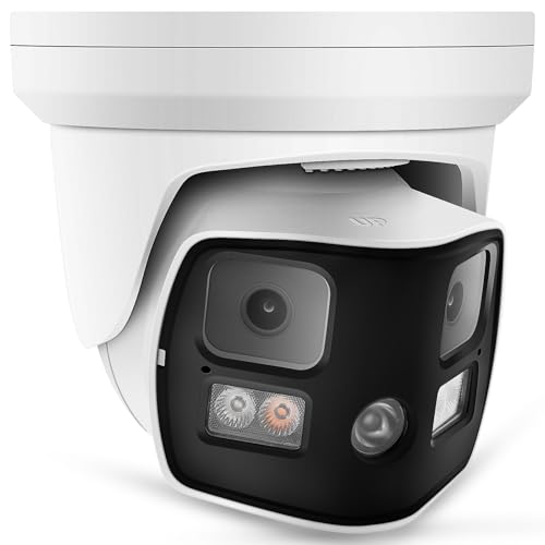 Real HD 8MP 4K Dual Lens Poe IP Security Camera