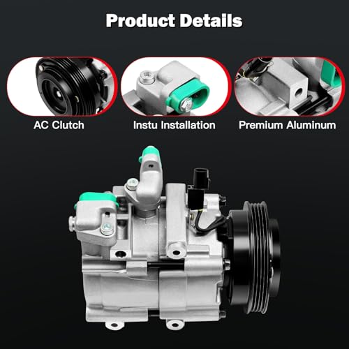 Image of cciyu Air Conditioning Compressor for Kia Sorento 3.5L 2003-2006