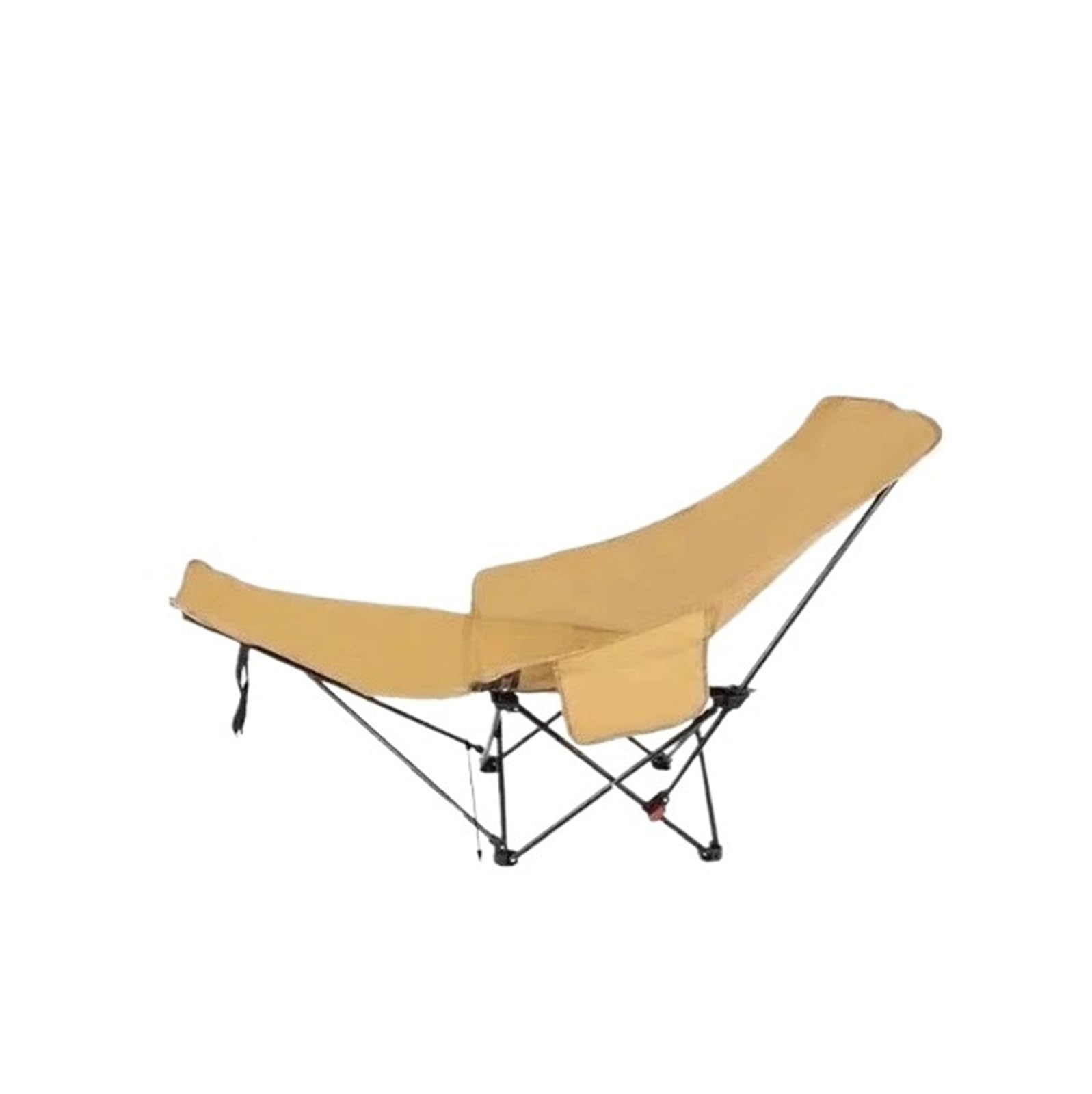 Chaise lunaire réglable avec cadre en acier et support de jambe 4 positions