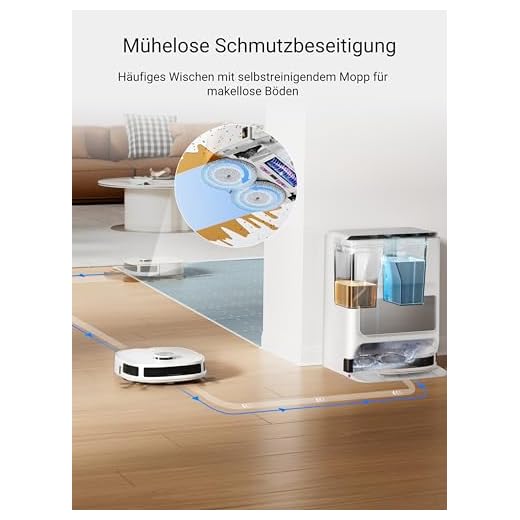 EUREKA J12 Ultra Roboterstaubsauger mit Wischfunktion