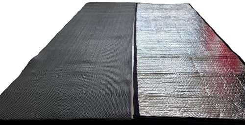 Image of Heat Reflective Mat for Terrace /Roof - Rubber Floor Mat (Grey, 10 feet x 2 feet)