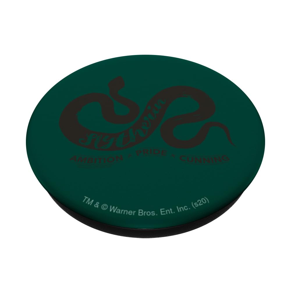 Harry Potter Slytherin Wordcraft PopSockets Swappable PopGrip, Black - Image 2