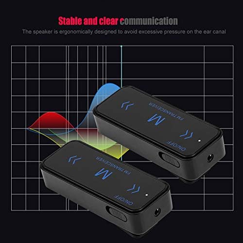 Miniatura 3 de 2 mini radios bidireccionales de negocios, walkie talkie manos libres para conversación, camping, senderismo, jugar, al aire libre