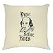 Tim and Ted nouveauté Parodie Housse de Coussin Prose Avant Hoes Shakespeare Natural One Size