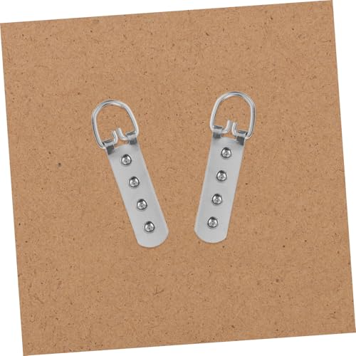 Image of 8pcs D-Ring Picture Hangers Screws Heavy Duty Metal Frame Hardware for Hanging Pictures and Mirrors