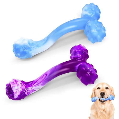 Image of WinTour Indestructible Dog Bones for Aggressive Chewers, Tough Dog Toys for Aggressive Chewers, Durable Chew Toys for Medium & Large Breed, Heavy Duty, Strong & Indestructible Bones for Super Chewers