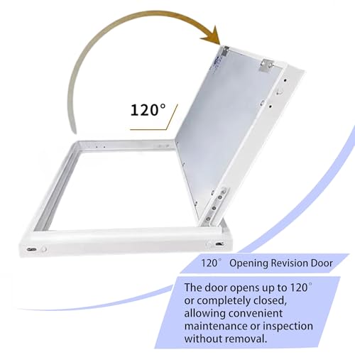 Porte murale encastrée robuste 30x32 po avec couvercle amovible - 3