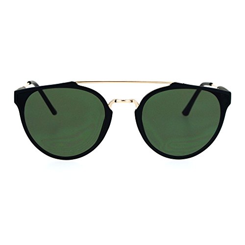 Womens Sunglasses Vintage Retro Fashion Metal Top Double Bridge UV 4002