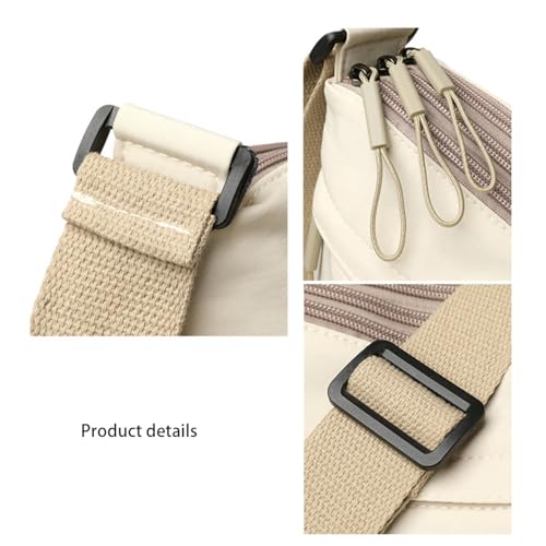 Crossbody Bags for Women, Small Shoulder Bag Nylon Simple with Zipper, Lightweight Casual Simple Suitable for daily travel4