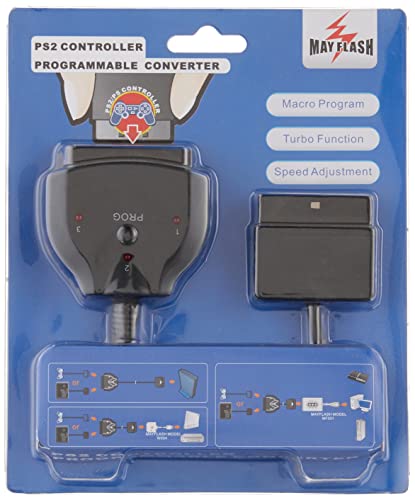 [MAYFLASH]PS1/PS2�p�R���g���[���ɘA��/�}�N���@�\��t��������ϊ��R���o�[�^(�V�^��)[SRPJ0298]