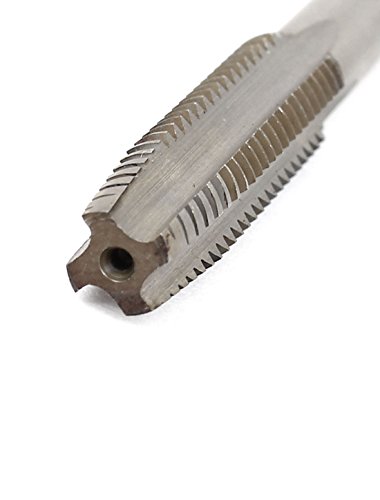 uxcell M8x1.25mm Straight 4 Flutes Metric Bottoming Taper Hand Taps 3pcs