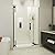 DreamLine Ascend 48-49 in. W x 72 in. H Frameless Pivot Shower Door in Matte Black