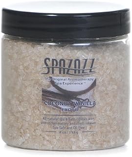 Spazazz Spa & Hot Tub Fragrance Crystals 4oz - Coconut Vanilla