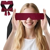 Suitable for everyone: Measuring 160 cm/6.3 in length and 7 cm / 2.76 in width, this satin eye mask provides ample coverage for a comfortable, personalized fit. This satin sleep mask enhances your sleep experience, bringing comfort and peace to your ...