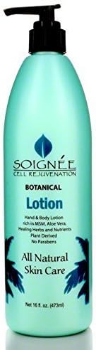 Soignee Botanical Hand and Body Lotion with MSM, 16 oz