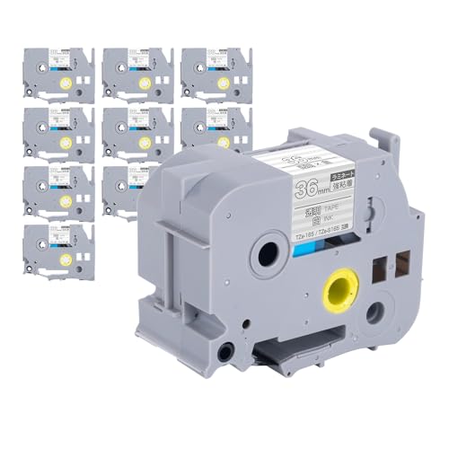 �u���U�[�p �s�[�^�b�` ���~�l�[�g�e�[�v TZe-165 TZe-S165 36mm �����e�[�v ������ ���S�� 10�Z�b�g �݊����x�� �e�[�v�J�[�g���b�W �e�[�v�J�Z�b�g TZe �e�[�v PT-9700PC PT-9800PCN PT-P900W PT