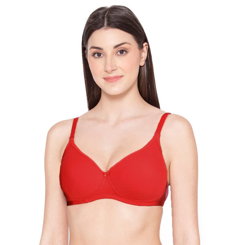 Image of Groversons Paris Beauty Women's Padded, Non-Wired, Seamless T-Shirt Bra (BR190)