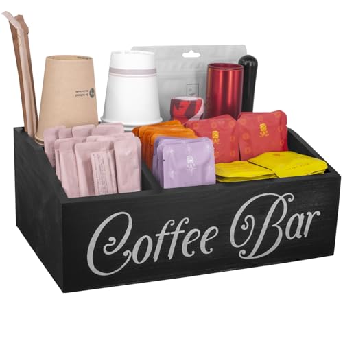 【Chiaro e Organizzato】Porta cialde caffe Il contenuto è chiaro a colpo d'occhio, e le vostre capsule di caffè o bustine di tè preferite sono sempre facili da trovare. La scatola da tè è realizzata in paulonia naturale e non assorbe gli odori. La superficie è lucida e liscia, quindi non fa male alle mani.