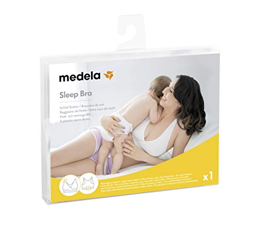 Medela Sleep Bra Sutiã de Enfermagem para a noite, sem costuras e sem fio, Preto, 85C