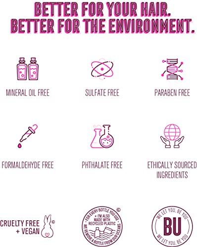 Bold Uniq Color Safe Shampoo – Anti-Fade Sulfate Free Shampoo For Color Treated Hair – Gently Cleanse & Protect Brunette & Red Colored Hair- Cruelty Free & Vegan 8 Fl.oz #TOP3