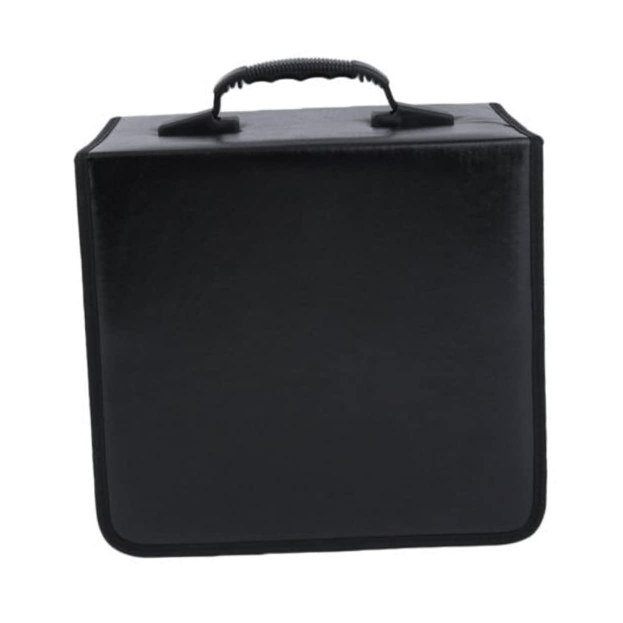 MAGICLULU Porta CD e Dvd Portatile Capacità di 400 Dischi, Esterno Resistente in Pu e Tessuto, Manico Comodo per Trasporto Facile