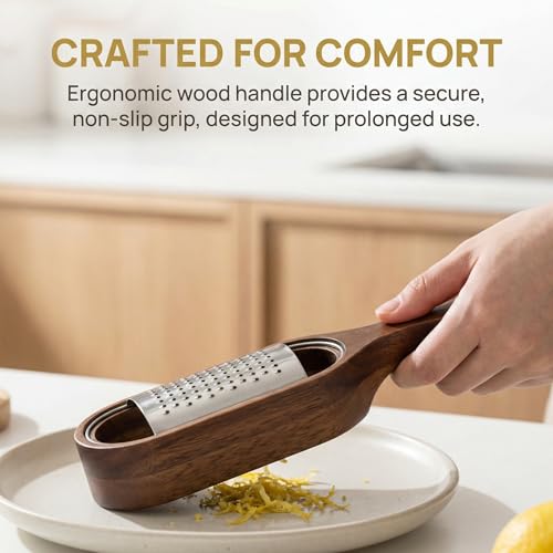 Rallador de Queso con Contenedor y Mango, Acero Inoxidable miniatura 7