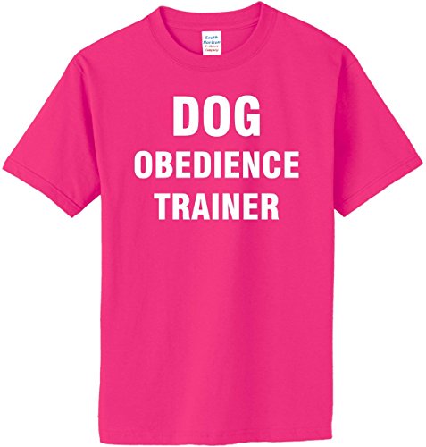 Dog OBEDIENCE Trainer T-Shirt~Tropical Pink~Adult-LG