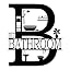 Black-Bathroom Sign-01