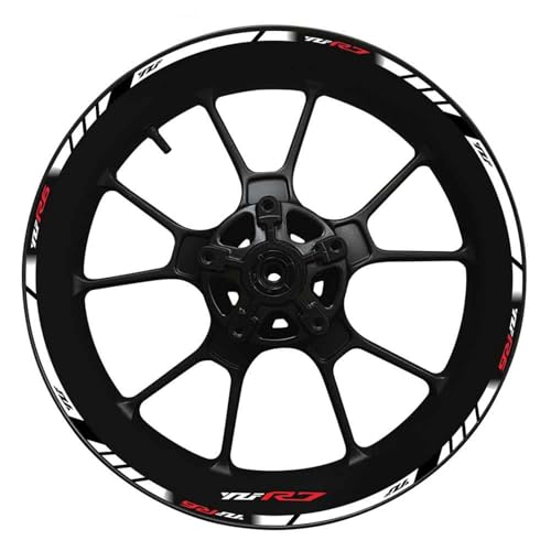 Kit liseret jante YZF R7 autocollant réfléchissant étanche moto 17 pouces 2022 2023