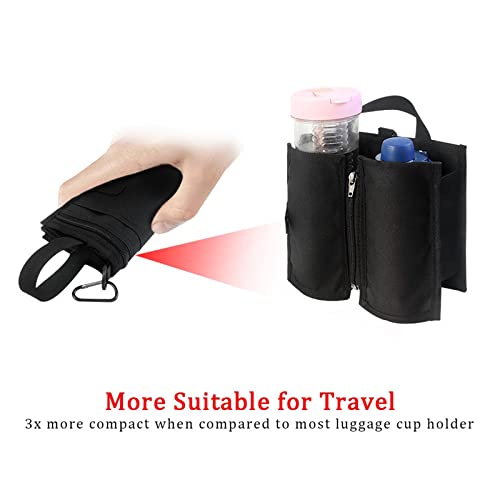 CALANDIS™ Luggage Cup Holder for Suitcase Drink Carrier Gifts for Flight Attendants | Other Luggage Accessories | Luggage Accessories 3 41K675jheSL