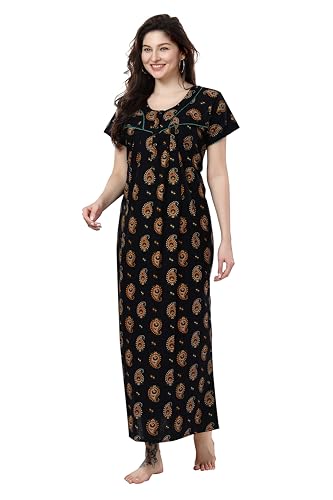 Image of AV2 Women's Polyester Maxi Maternity Feeding Nighty