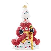 Christopher Radko Adorno Decorativo De Navidad De Cristal Europeo Hecho