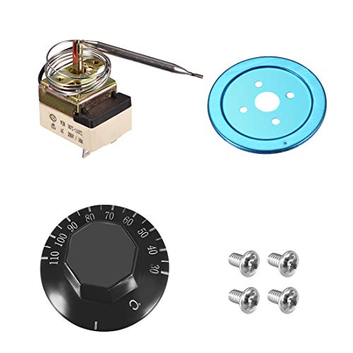 Termostato capilar AC 250V 16A regulable para hornos y frigoríficos 3
