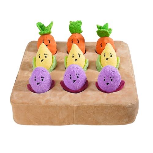 Hunde Schnüffelspielzeug,Plüsch-Beschäftigungsmatte mit langsamer Futterabgabe | Mentales Förderungsspielzeug für Hunde - für Langeweile, Welpen, Katzen, kleine mittelgroße große Haustiere, Zuhause, R