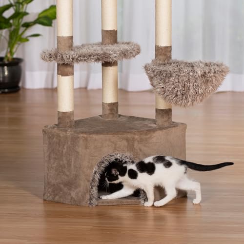 Torre para gatos Prevue Pet Products Great Dunes de múltiples niveles miniatura 5