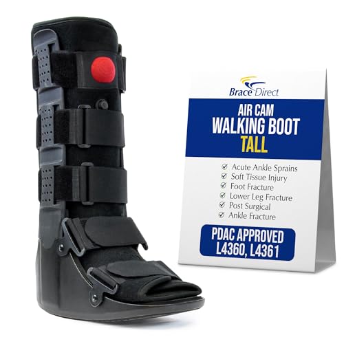 BraceAlign Air CAM Walker Fracture PDAC Boot Tall - Medical Recovery, Protection and Healing Boot - Toe, Foot or Ankle Injuries (Small)