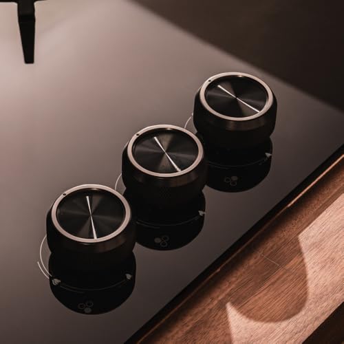 Miniatura 5 de Cecotec Placa de Gas 3 Fuegos Bolero Squad GN 3200S Glass Black. 6,25kW, Preparada para Gas Natural, Cristal Negro, Parrillas Individuales de Hierro Fundido, Quemador Wok, Seguridad Válvulas