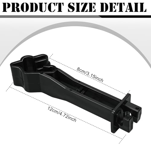 Image of Outus 50 Pcs Reversed Extender Insulator Snap Fit T Post Insulators for Electric Fence Wire for Yard Agricultural Ranchers Farm Fence (Black)