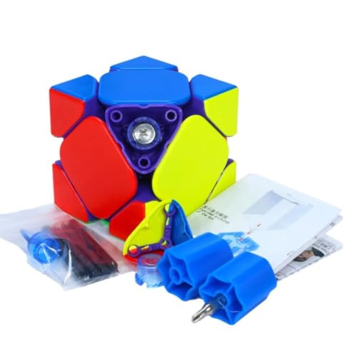 Image of MoYu WeiLong Skewb Magnetic Speed Cube | MagLev Technology, 9 Core Settings, Dual-Adjustment Core & 5 Magnet Strength | Premium Fast Turning Skewb Puzzle