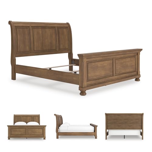 Image of Signature Design by Ashley Wood California King Sleigh Bed with Headboard
