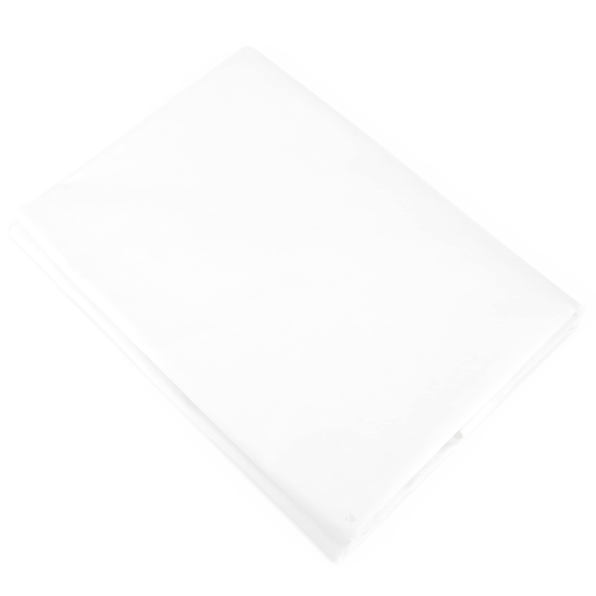 Housse de Couette uni 300x300 cm Pur Percale Primo Blanc